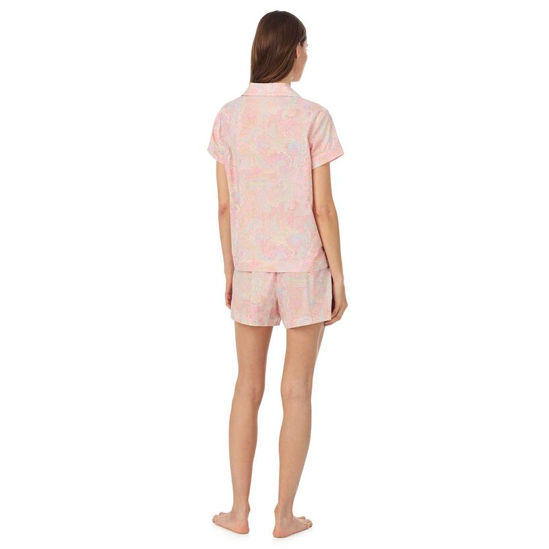 Lauren Ralph Lauren Cotton Lawn S/S Notch Collar Boxer Set image number 1